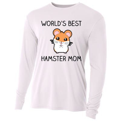 Worlds Best Hamster Mom Cooling Performance Long Sleeve Crew