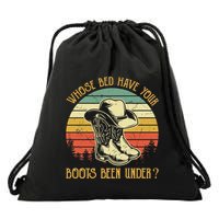 Whose Bed Have Your Boots Been Under Country Music Premium Drawstring Bag