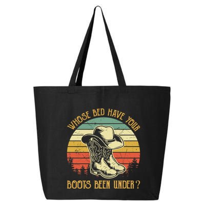 Whose Bed Have Your Boots Been Under Country Music Premium 25L Jumbo Tote