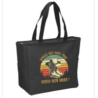 Whose Bed Have Your Boots Been Under Country Music Premium Zip Tote Bag