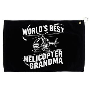 WorldS Best Helicopter Grandma Funny Mom Grommeted Golf Towel