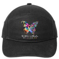 We Believe In Miracles Fight In All Color Support The Cancer 7-Panel Snapback Hat