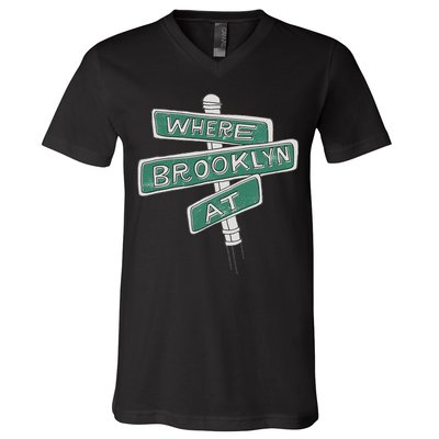 Where Brooklyn Is V-Neck T-Shirt