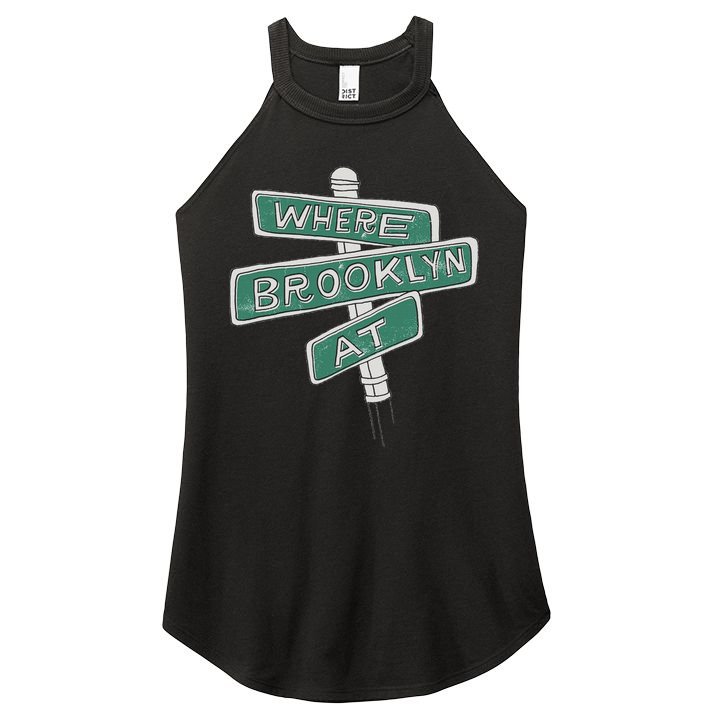 Where Brooklyn Is Women's Perfect Tri Rocker Tank