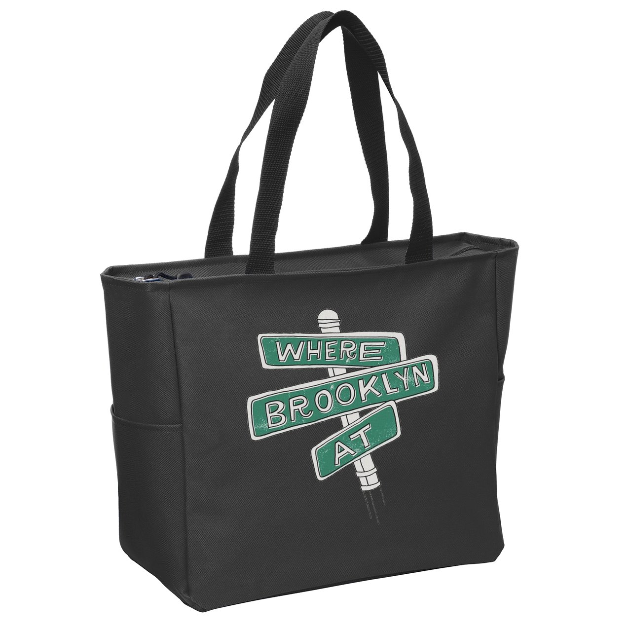 Where Brooklyn Is Zip Tote Bag