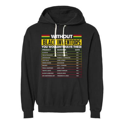 Without Black Inventors You Wouldn't Have These Chart Garment-Dyed Fleece Hoodie