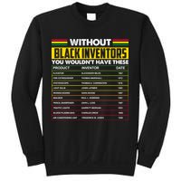 Without Black Inventors You Wouldn't Have These Chart Sweatshirt