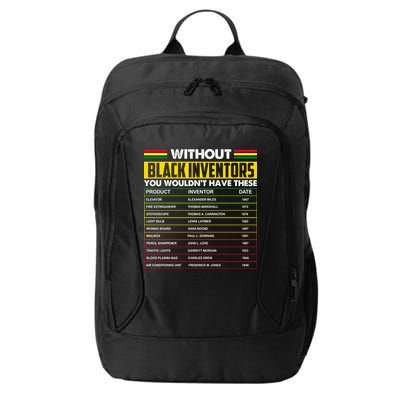 Without Black Inventors You Wouldn't Have These Chart City Backpack