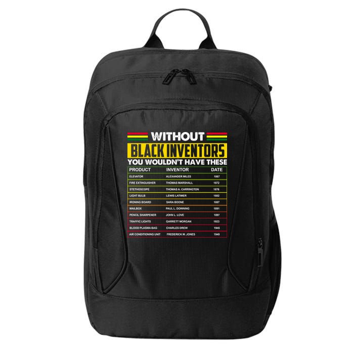 Without Black Inventors You Wouldn't Have These Chart City Backpack