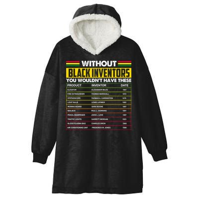 Without Black Inventors You Wouldn't Have These Chart Hooded Wearable Blanket