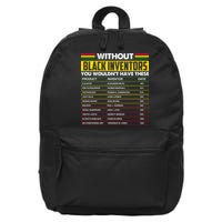 Without Black Inventors You Wouldn't Have These Chart 16 in Basic Backpack