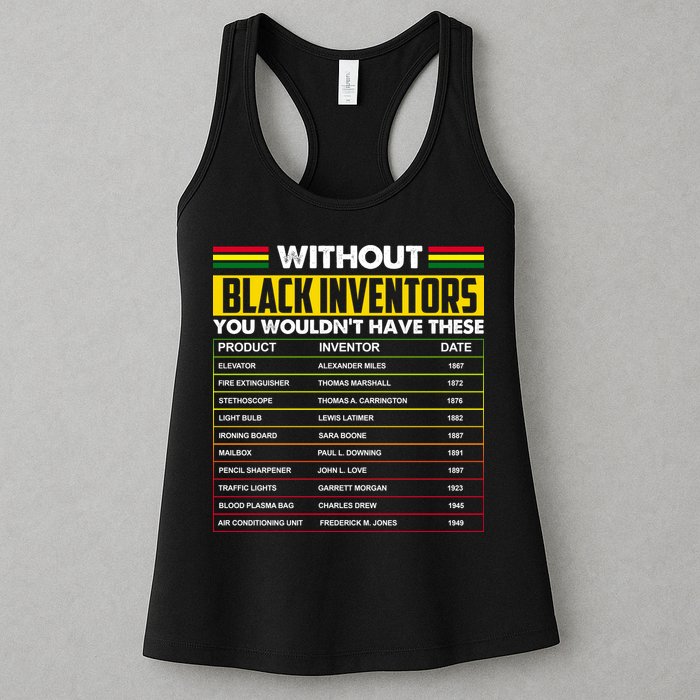 Without Black Inventors You Wouldn't Have These Chart Womens Tank Top