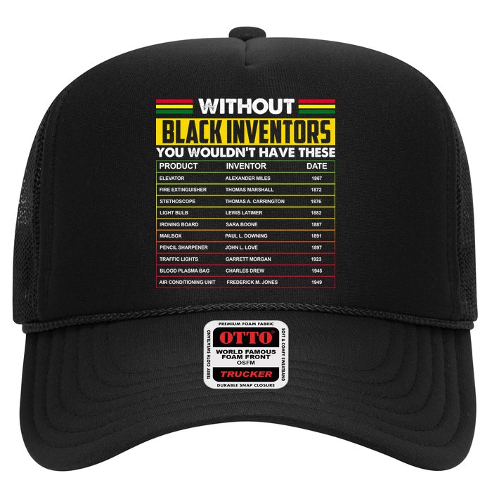 Without Black Inventors You Wouldn't Have These Chart Hat