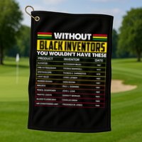 Without Black Inventors You Wouldn't Have These Chart Golf Towel