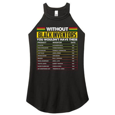 Without Black Inventors You Wouldn't Have These Chart Women's Perfect Tri Rocker Tank