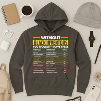 Without Black Inventors You Wouldn't Have These Chart Hoodie
