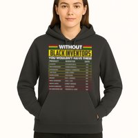 Without Black Inventors You Wouldn't Have These Chart Hoodie