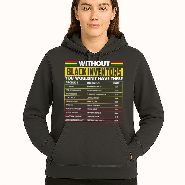 Without Black Inventors You Wouldn't Have These Chart Hoodie
