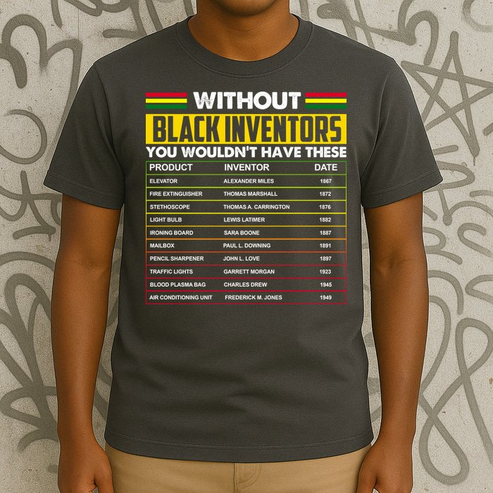 Without Black Inventors You Wouldn't Have These Chart T-Shirt