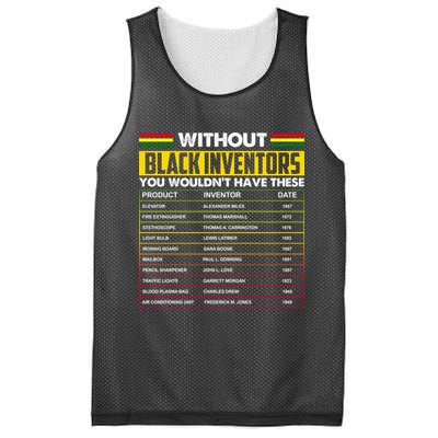 Without Black Inventors You Wouldn't Have These Chart Mesh Reversible Basketball Jersey Tank