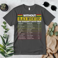 Without Black Inventors You Wouldn't Have These Chart Premium T-Shirt
