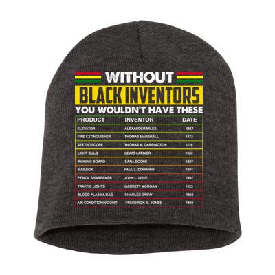 Without Black Inventors You Wouldn't Have These Chart Short Acrylic Beanie