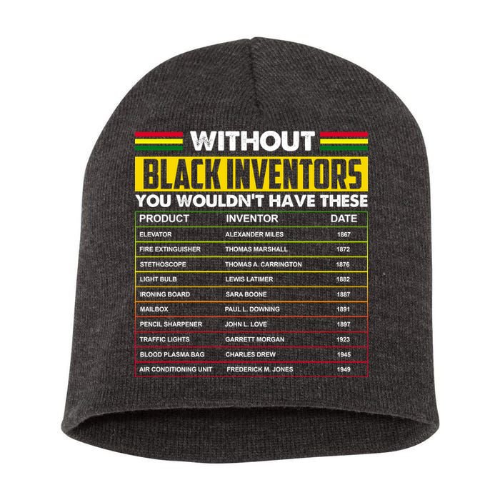 Without Black Inventors You Wouldn't Have These Chart Short Acrylic Beanie