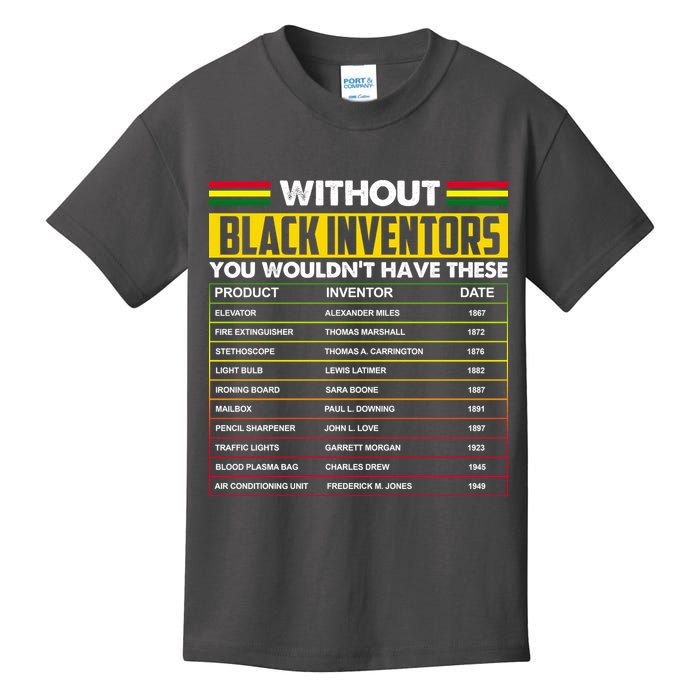 Without Black Inventors You Wouldn't Have These Chart Kids T-Shirt