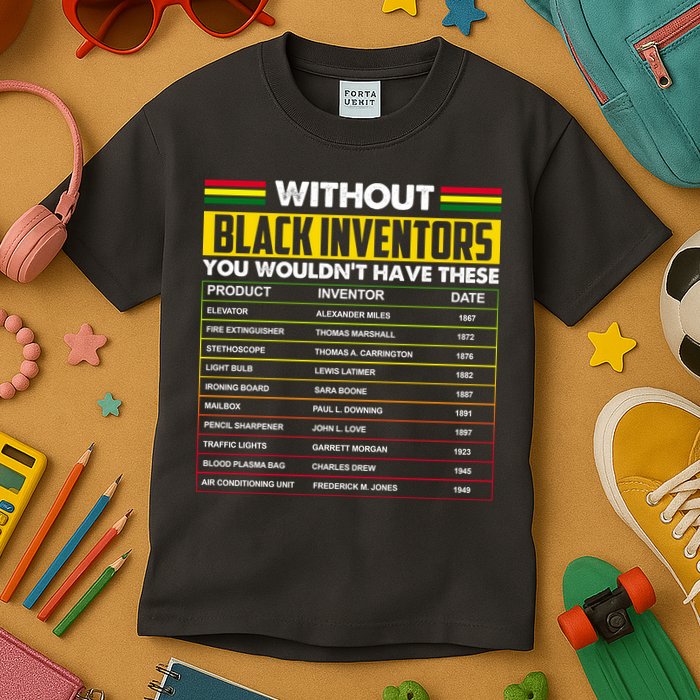 Without Black Inventors You Wouldn't Have These Chart Kids T-Shirt