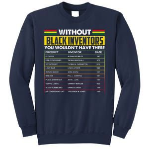 Without Black Inventors You Wouldn't Have These Chart Sweatshirt