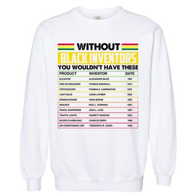 Without Black Inventors You Wouldn't Have These Chart Garment-Dyed Sweatshirt