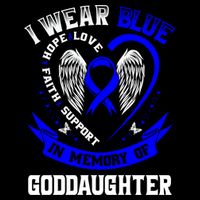 Wear Blue In Memory Of My Goddaughter Colon Cancer Awareness Meaningful Gift Cooling Performance Crew T-Shirt