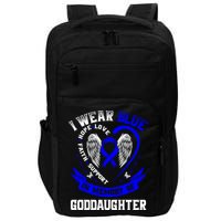 Wear Blue In Memory Of My Goddaughter Colon Cancer Awareness Meaningful Gift Impact Tech Backpack