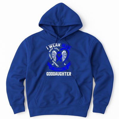 Wear Blue In Memory Of My Goddaughter Colon Cancer Awareness Meaningful Gift Hoodie