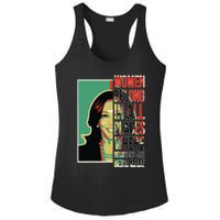 Women Belong In All Places Where Decisions Are Being Made Ladies PosiCharge Competitor Racerback Tank