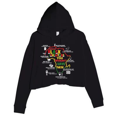 Without Black Inventors You Wouldnt Have These Important Inventions Crop Fleece Hoodie