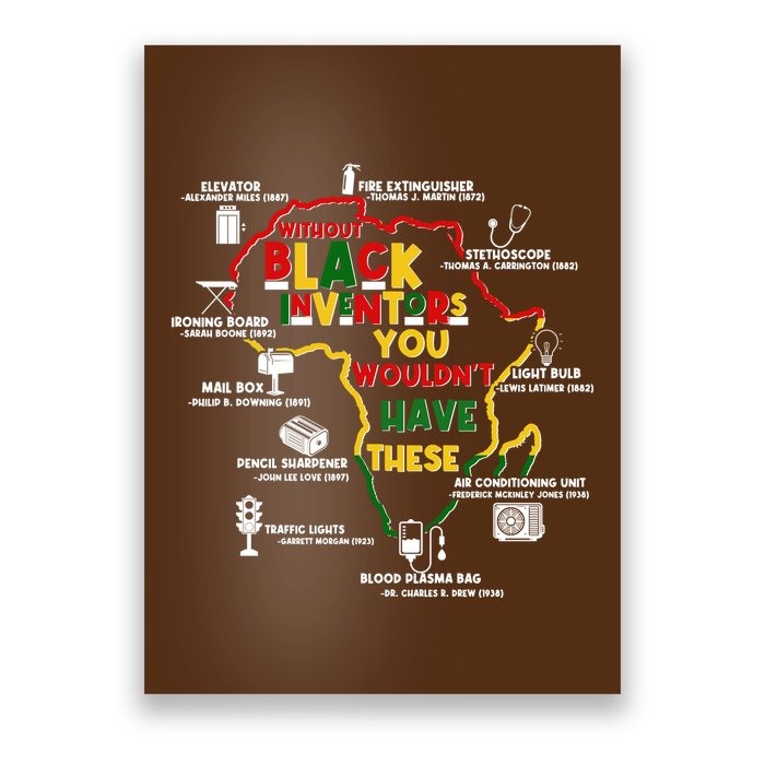 Without Black Inventors You Wouldnt Have These Important Inventions Poster