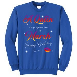 Was Born In March Birthday Gift Pisces Gift Sweatshirt