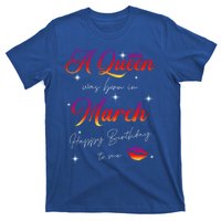 Was Born In March Birthday Gift Pisces Gift T-Shirt