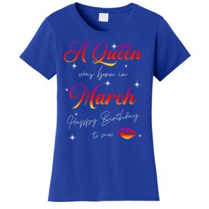 Was Born In March Birthday Gift Pisces Gift Women's T-Shirt