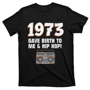 Wos Born In 1973 African American Birthday T-Shirt