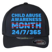 Wear Blue In April Child Abuse Prevention Awareness 247365 Flexfit Unipanel Trucker Cap