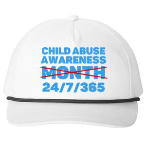 Wear Blue In April Child Abuse Prevention Awareness 247365 Snapback Five-Panel Rope Hat