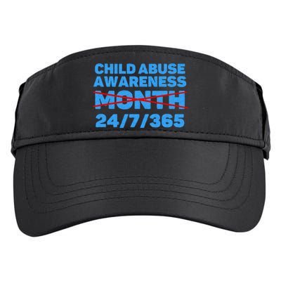 Wear Blue In April Child Abuse Prevention Awareness 247365 Adult Drive Performance Visor