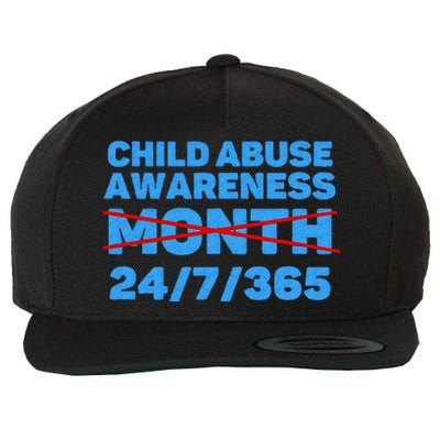 Wear Blue In April Child Abuse Prevention Awareness 247365 Wool Snapback Cap