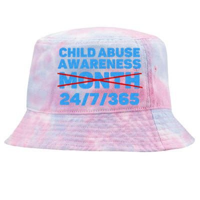 Wear Blue In April Child Abuse Prevention Awareness 247365 Tie-Dyed Bucket Hat