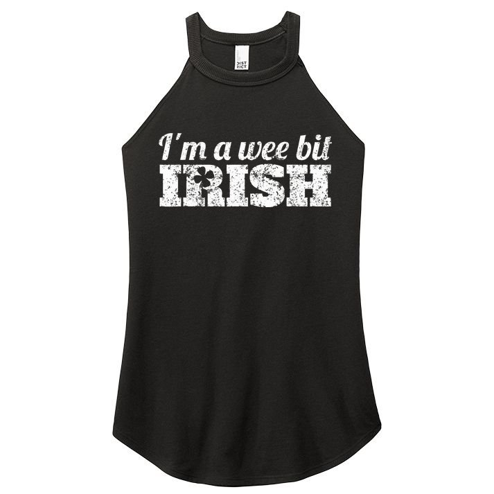 Wee Bit Irish Funny Irish Heritage St Paddys Women's Perfect Tri Rocker Tank