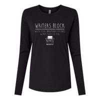 Writers Block Imaginary Friend Writing Writer Author Womens Cotton Relaxed Long Sleeve T-Shirt