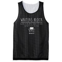 Writers Block Imaginary Friend Writing Writer Author Mesh Reversible Basketball Jersey Tank