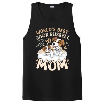 WorldS Best Jack Russell Mom Dog With Puppy Mothers Day Gift PosiCharge Competitor Tank